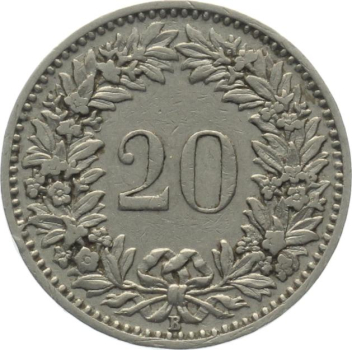 20 Rappen 1907 B